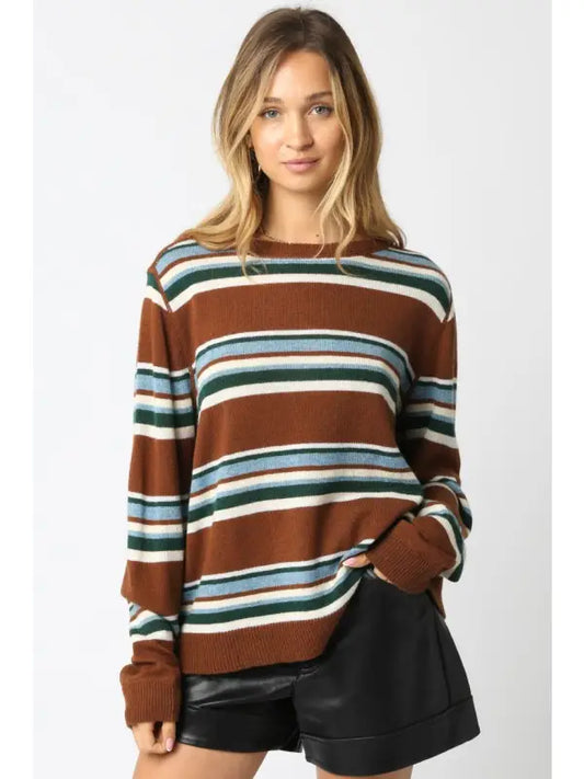 Vale Stripe Knit Top