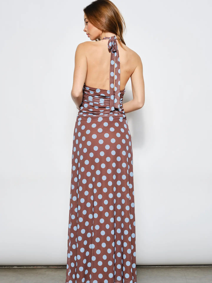 Leona Mesh Maxi Dress
