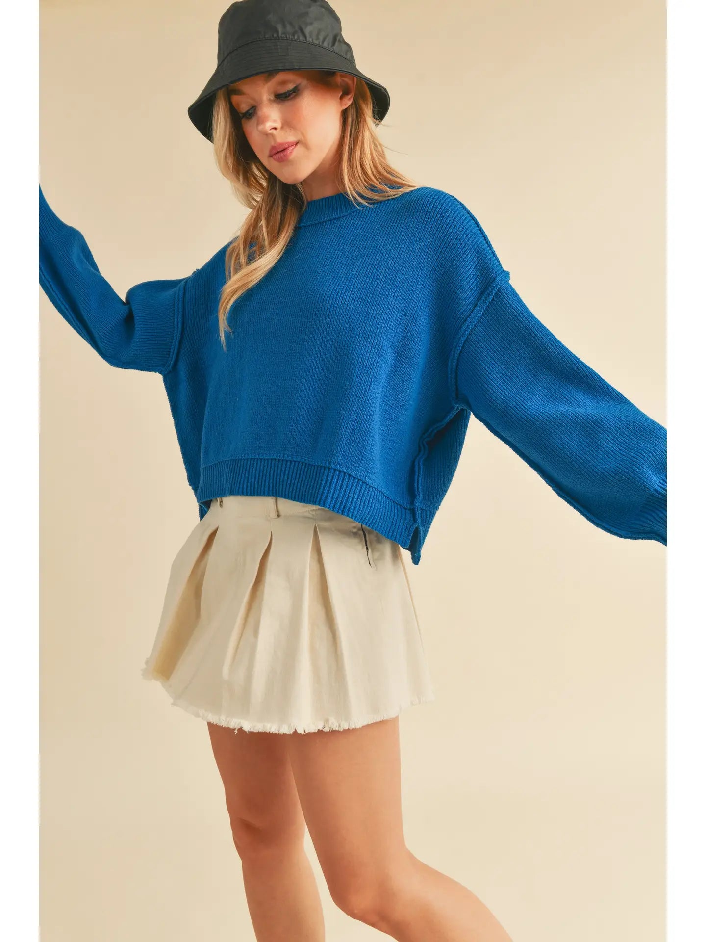 Cobalt Pullover Sweater