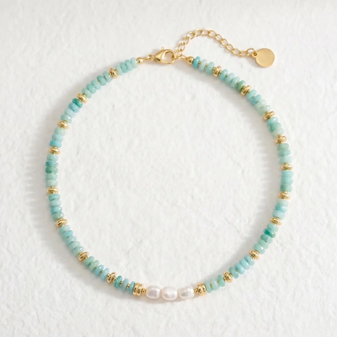 Amazonite Coastal Glow Necklace