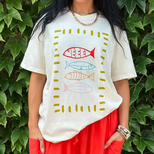 Colorful Catch Tee