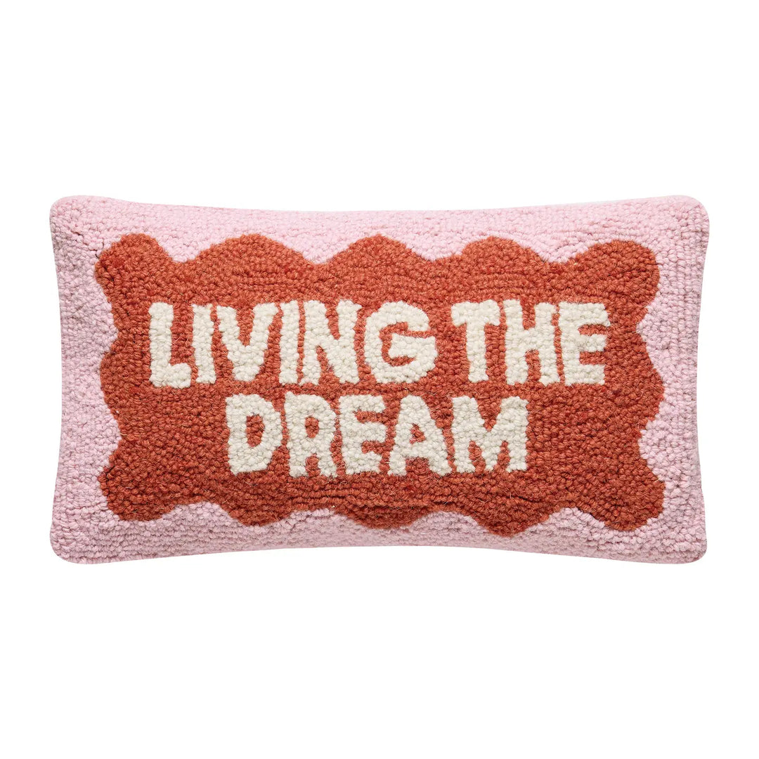 Living the Dream Hook Pillow - Ampersand