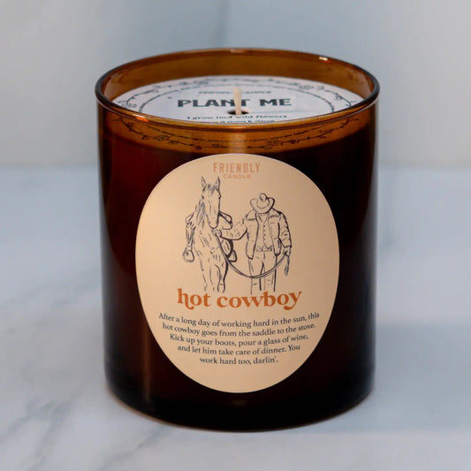 Hot Cowboy Soy Candle