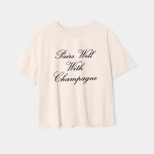 Pairs Well with Champagne® Garment Dye Crop Tee