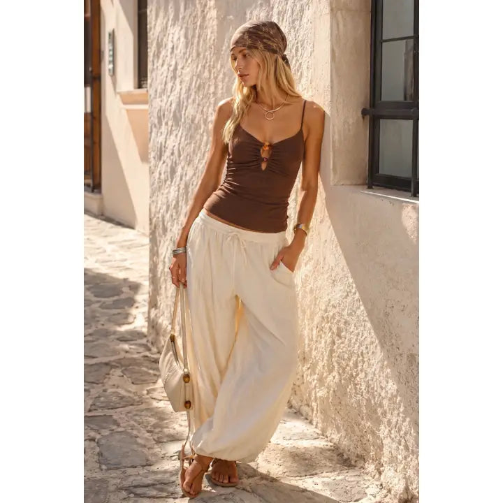 Silky Soft Bead Detail Cami Top