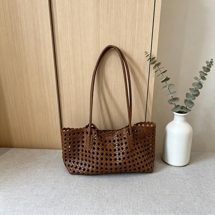 Minimalist Hollow Out Woven Beach Shoulder Bag