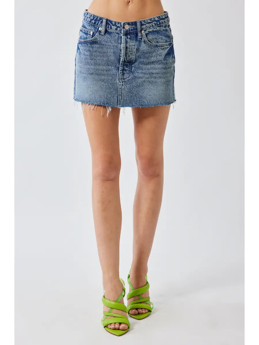 Denim Mini Skirt