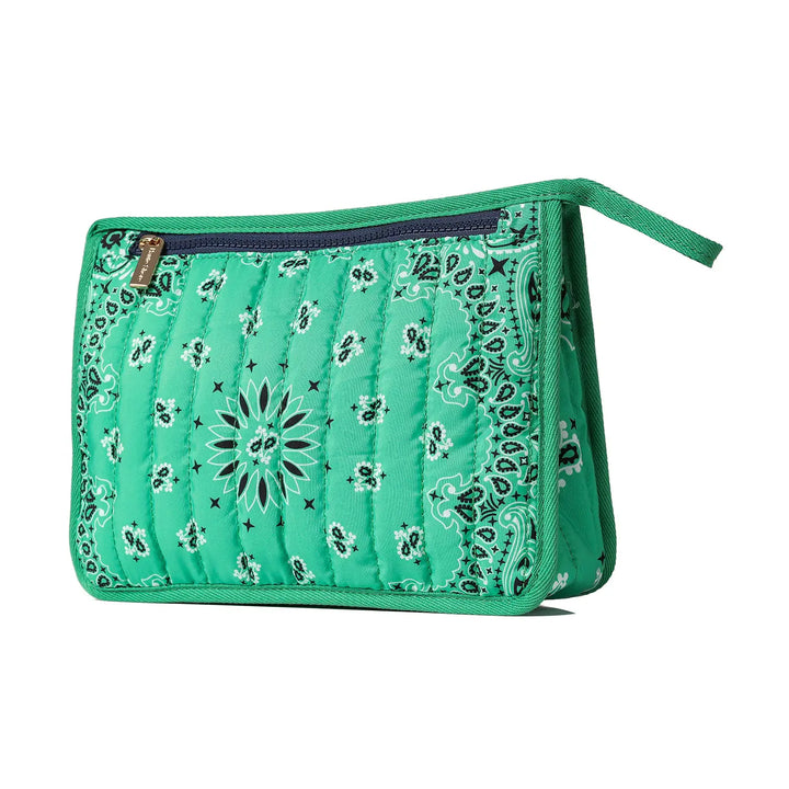 Bandana Print Pouch - Green