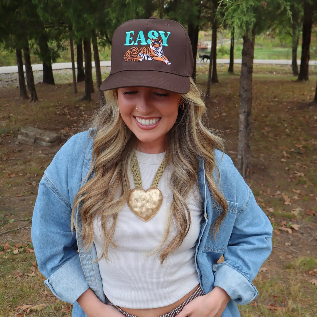 Easy Tiger Embroidered Trucker Hat