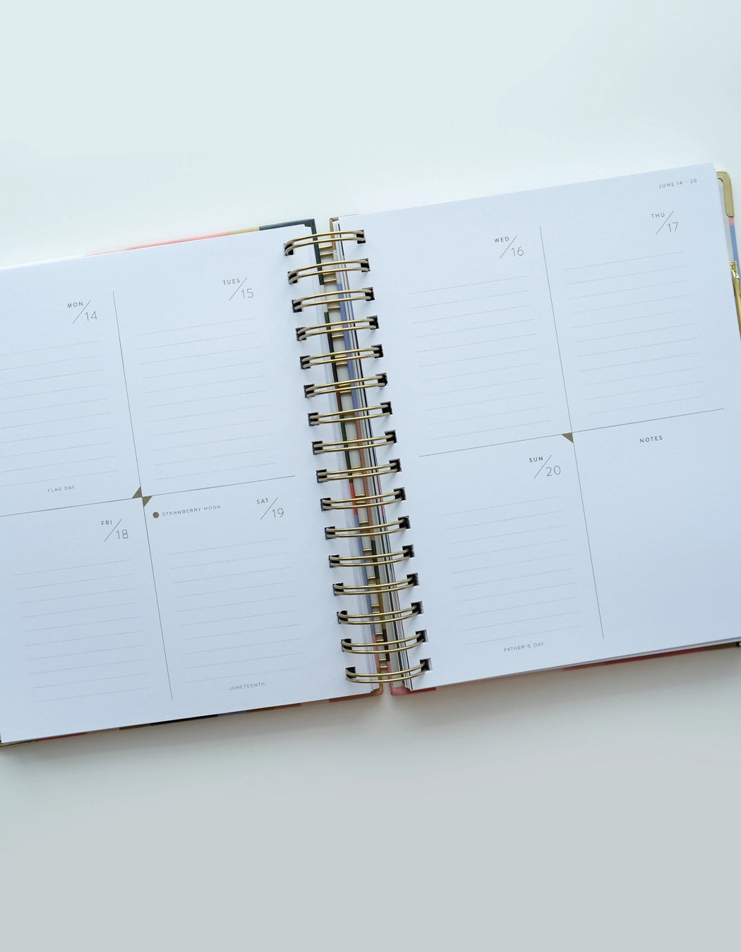 2027 Spiral Bound Planner | Patchwork Motif