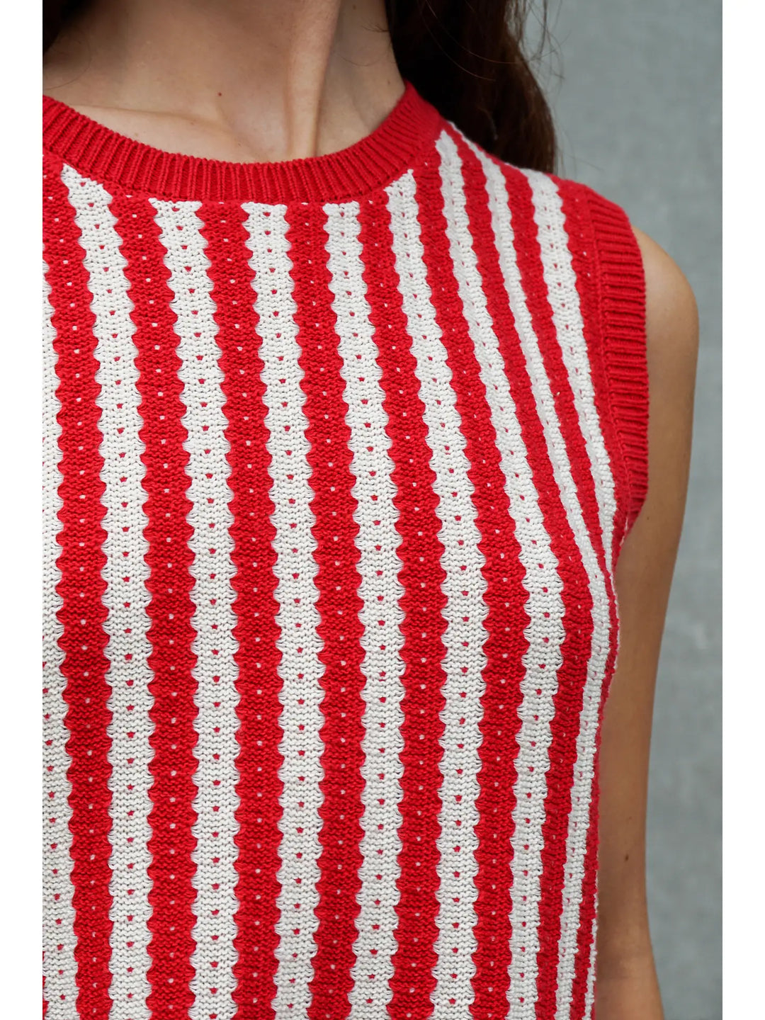 Coastal Stripe Knit Tank