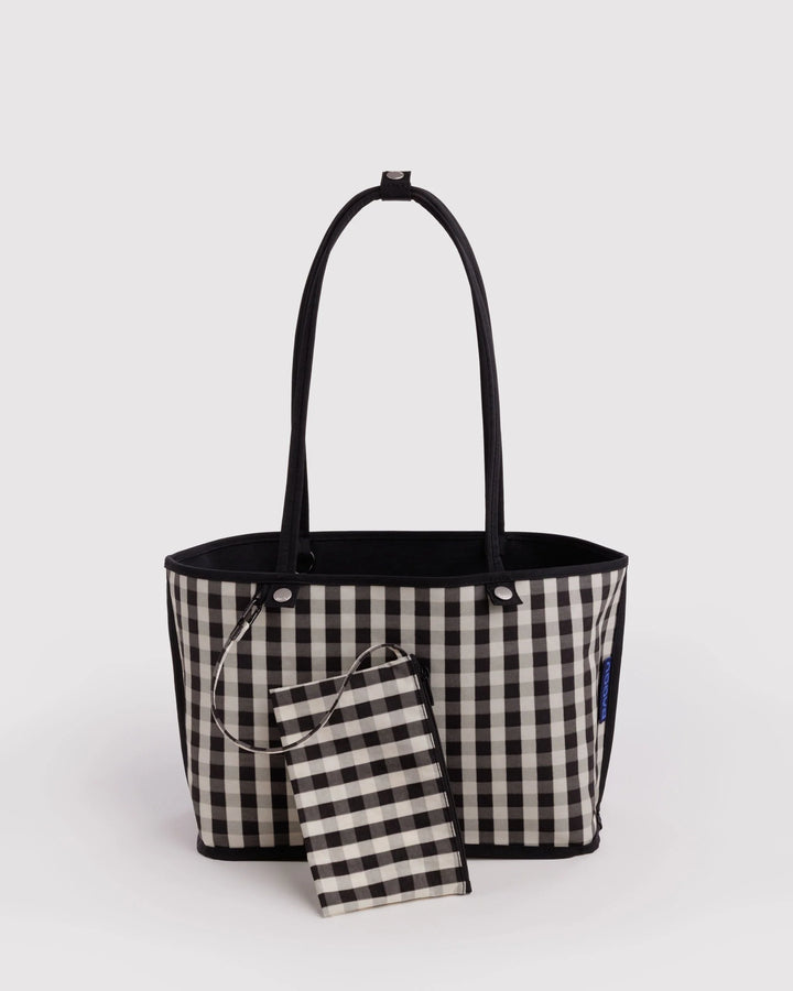 Black Mix Baggu Medium Nylon Reversible Tote