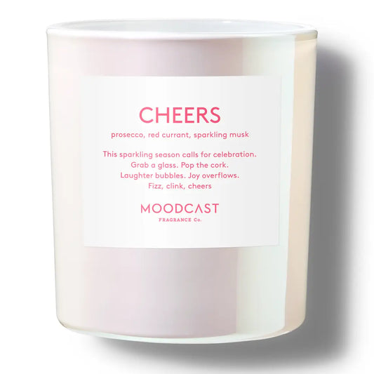 Seasonal Candle - Pearlescent - Cheers - 8 oz Glass Jar