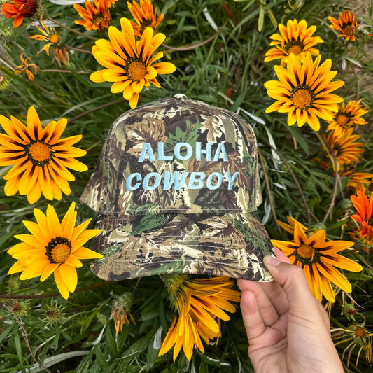 Aloha Cowboy Camo Hat