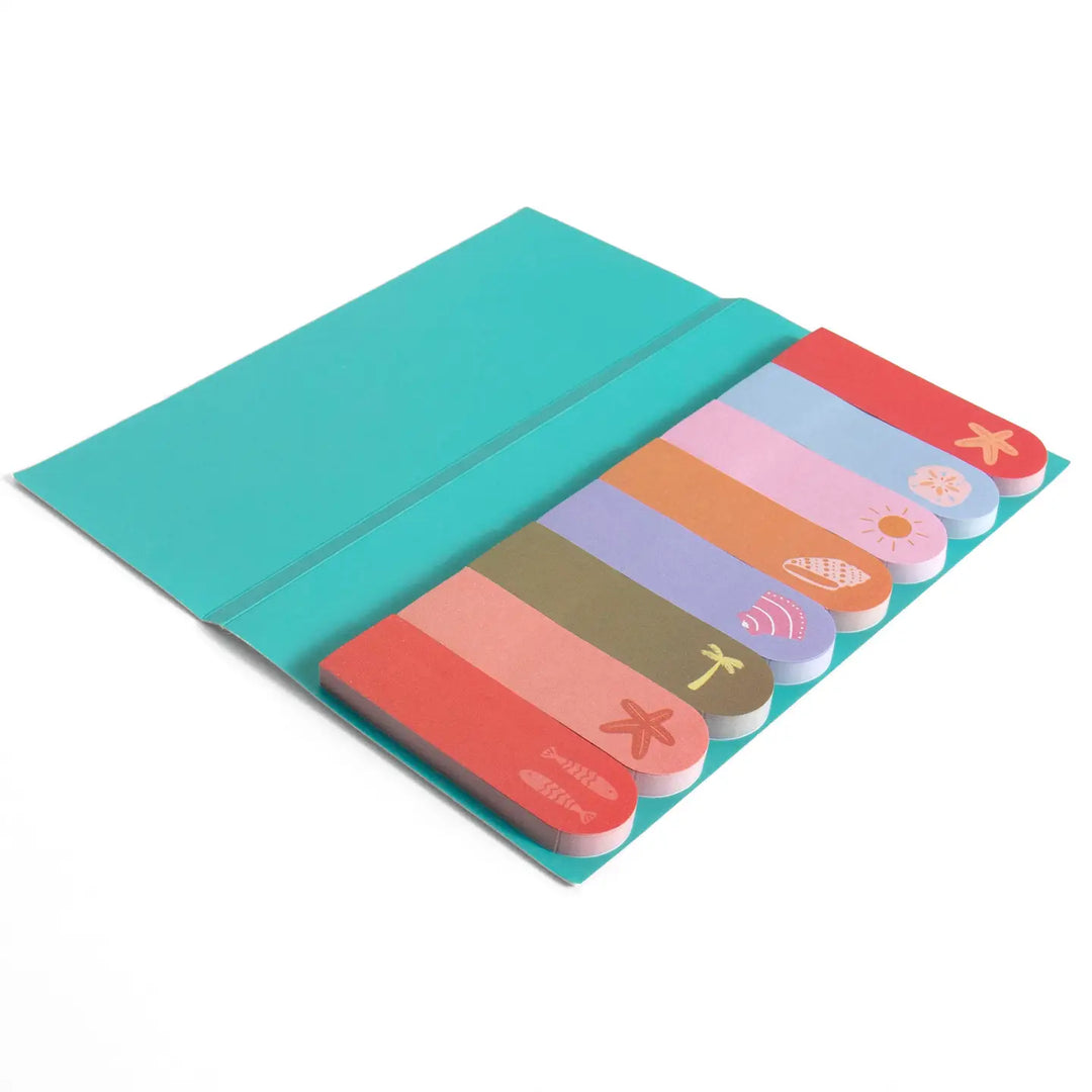 Sunny Beach & Coastal Sticky Note Tabs