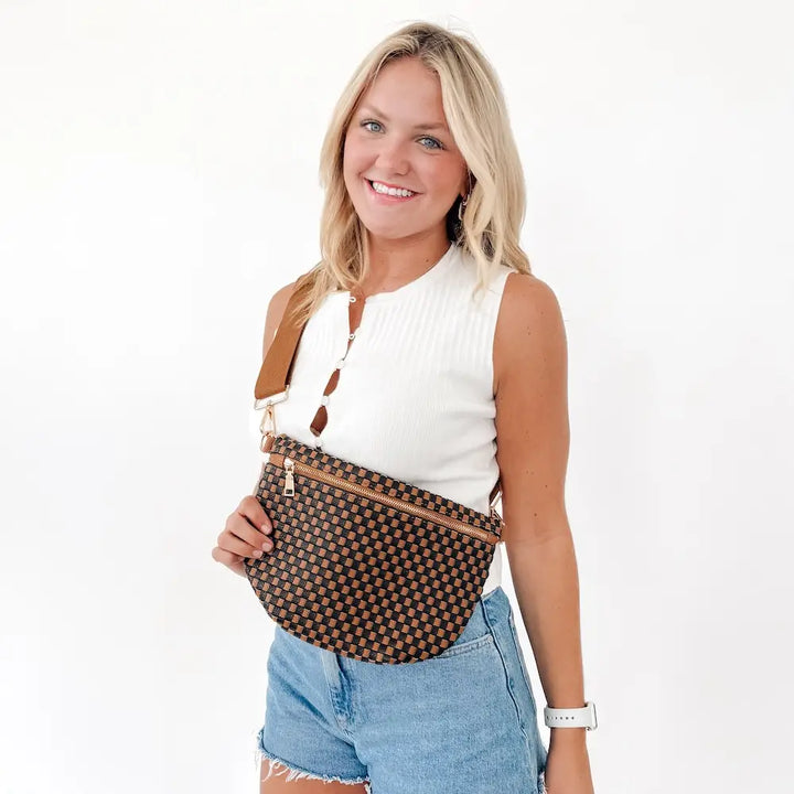 Checkered Westlyn Bum Bag