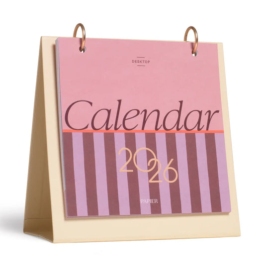2026 Desk Calendar - Modern Type