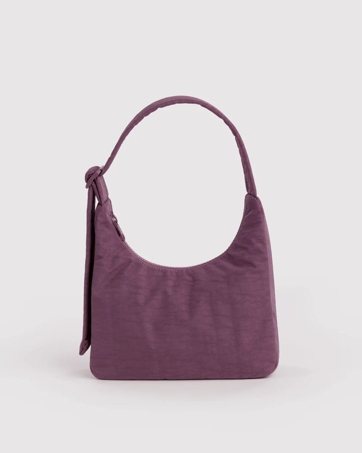 Plum Mini Nylon Shoulder Bag | Baggu