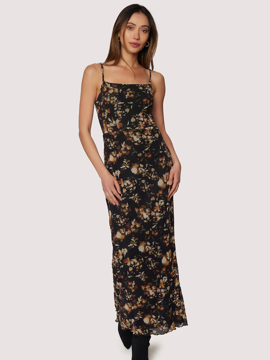 Moonlit Meadow Maxi Dress - Power Mesh
