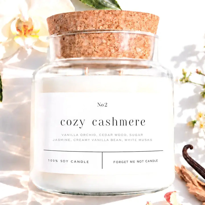 Cozy Cashmere 22 oz Glass Candle