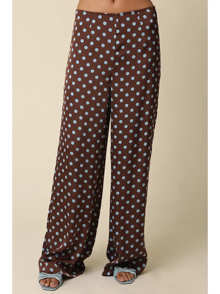 Coco Polka Dot Wide Leg Pants