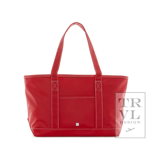 Medium Tote - Midi Coated Red
