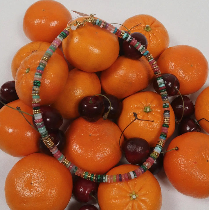 Hamilton Beaded Necklace : Hypoallergenic and Water Resistant