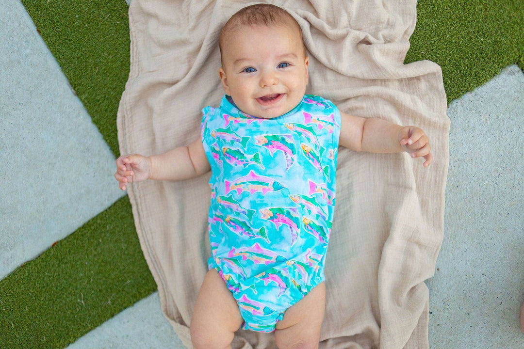 Fish Bubble Romper: 0-3M
