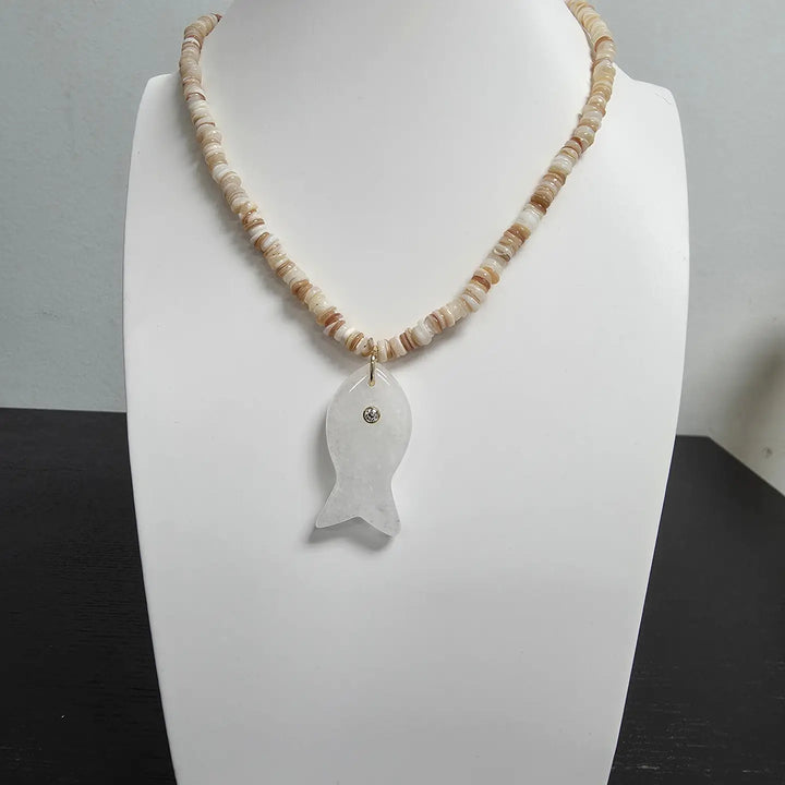 Fish Beaded Necklace