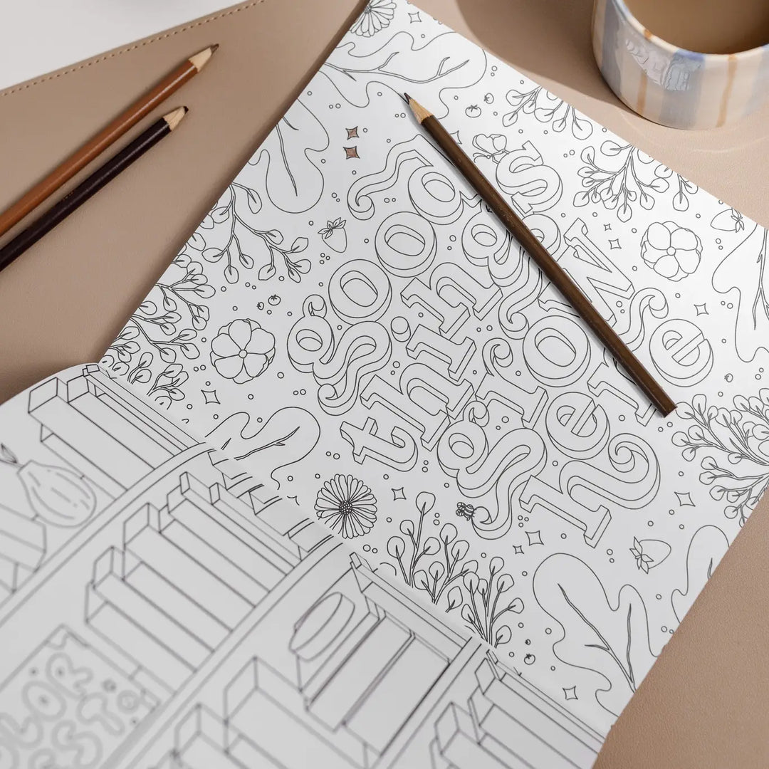 Good Things Grow Here (Premium Adult Coloring Book)