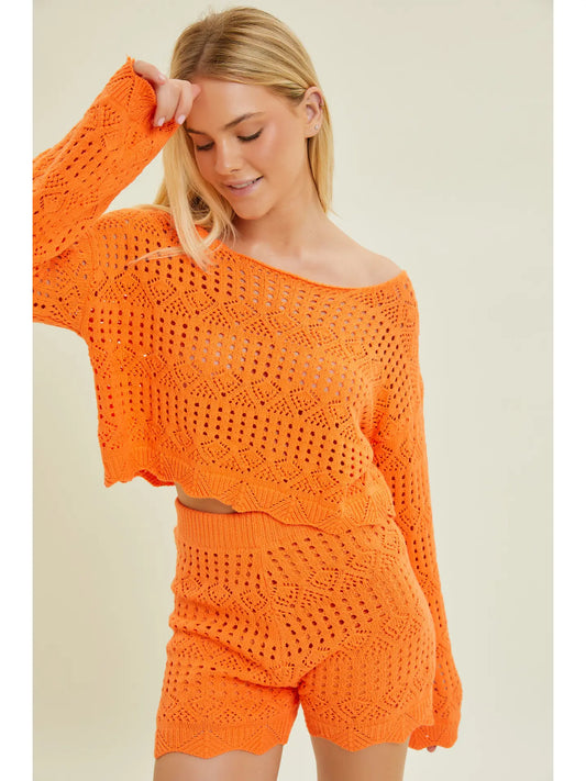 Citrus Textured Yarn Sweater