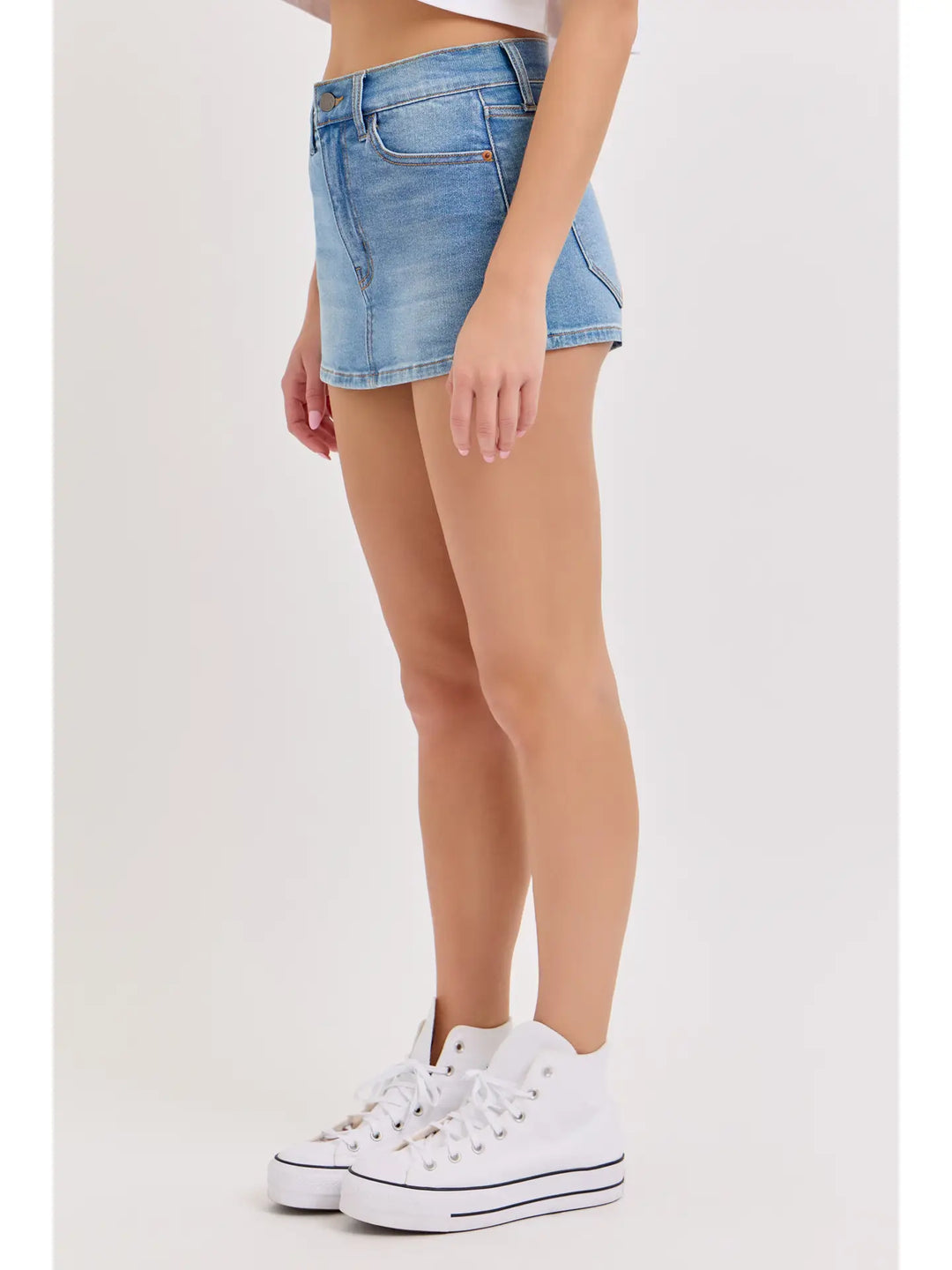 Mid Waisted Mini Skort