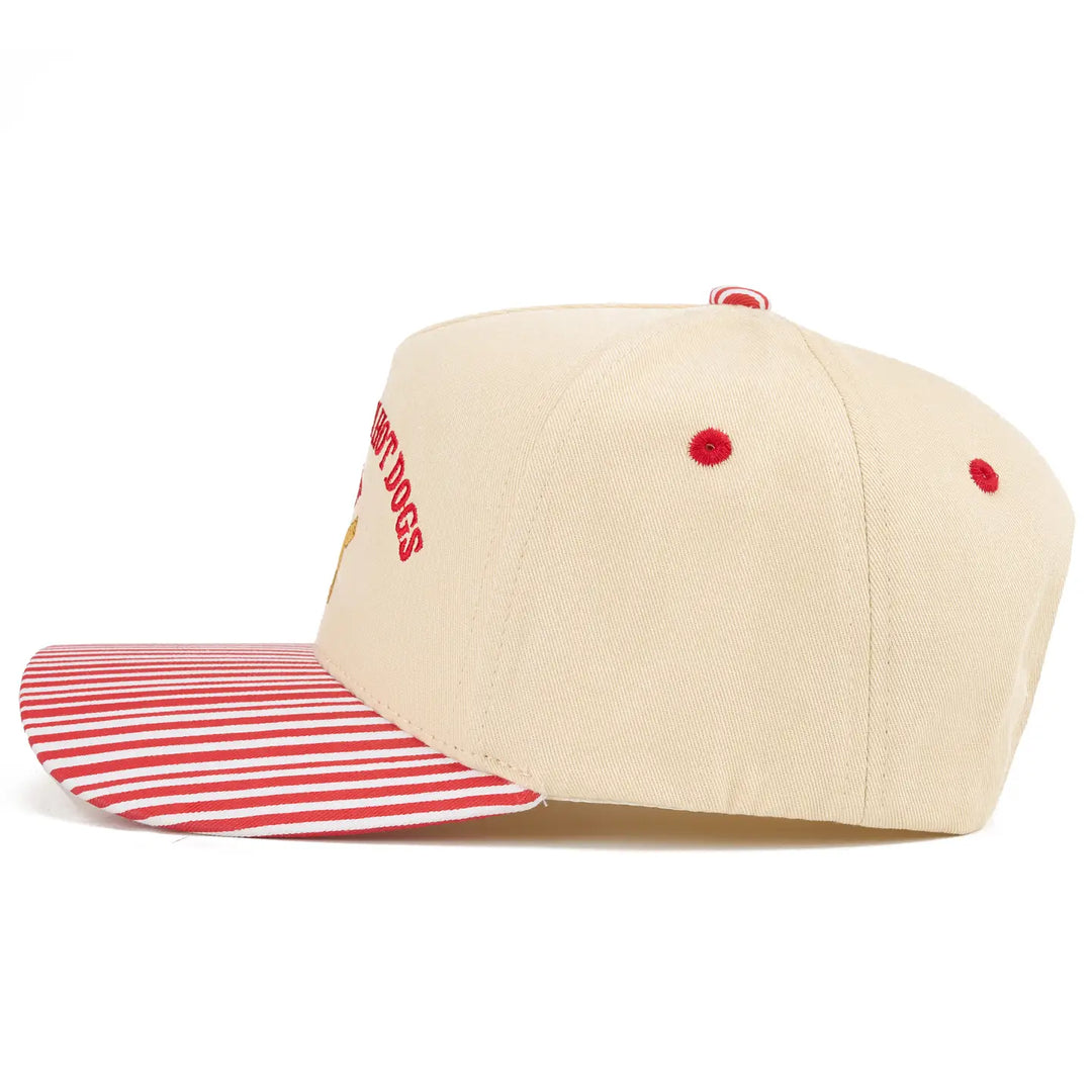 All American Hot Dogs Letter On Two Tone Trucker Hat