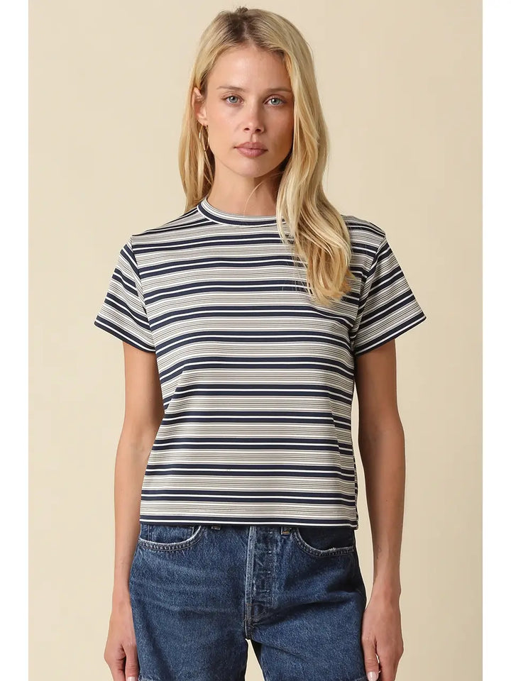 Mila Stripe Baby Tee