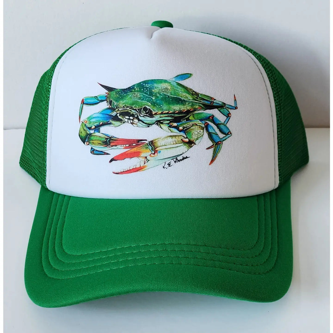 Blue Crab Foam Trucker Hat