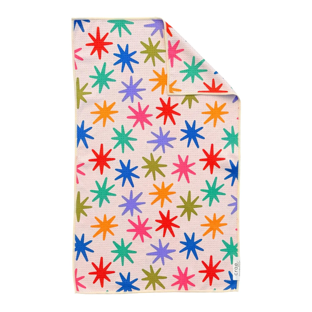 Pop Goes the Rainbow: Double-Sided Hand Towel