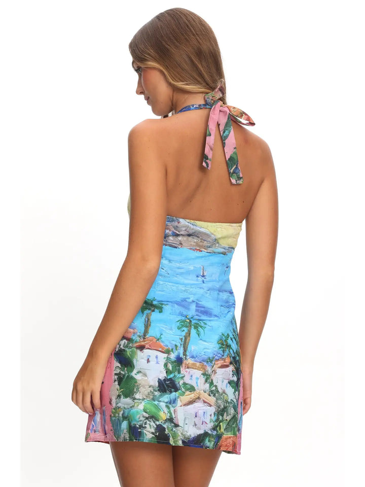 Tropical Horizon Mini Dress