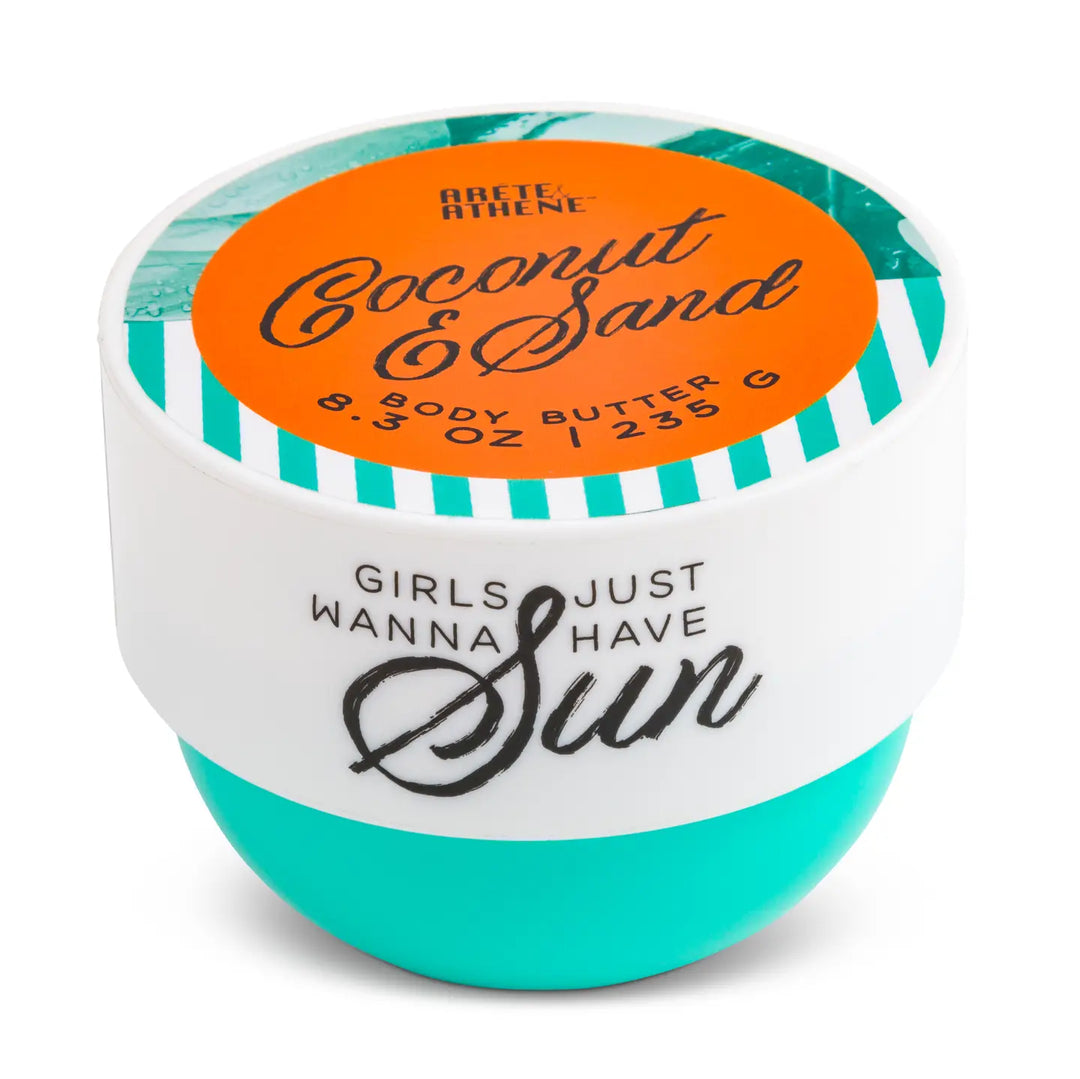 235g Body Butter in Colored Plastic Jar with Overcap - Blue