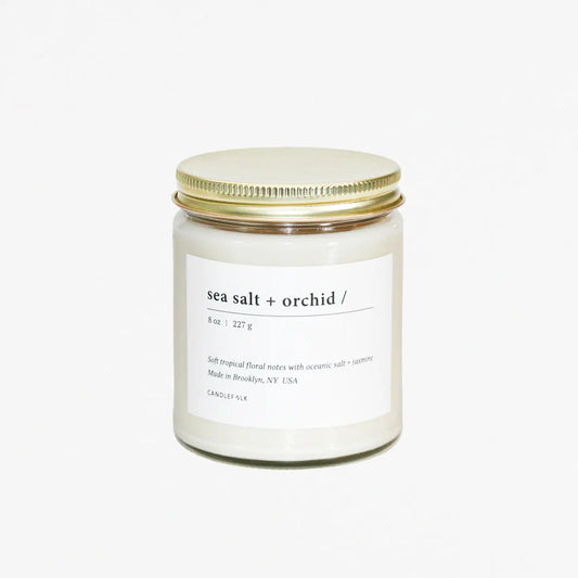 Sea Salt & Orchid - 8 oz Soy Candle