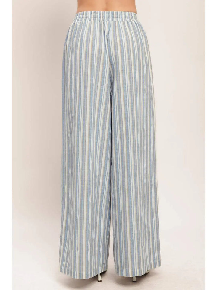 A Striped Woven Pant