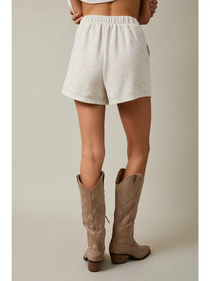 Pleated Detail Shorts