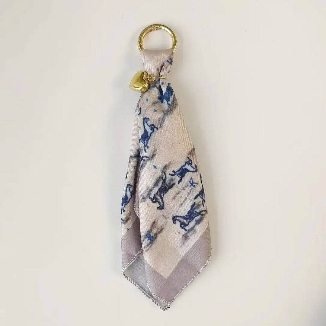 Wild Horses Scarf Bag Charm