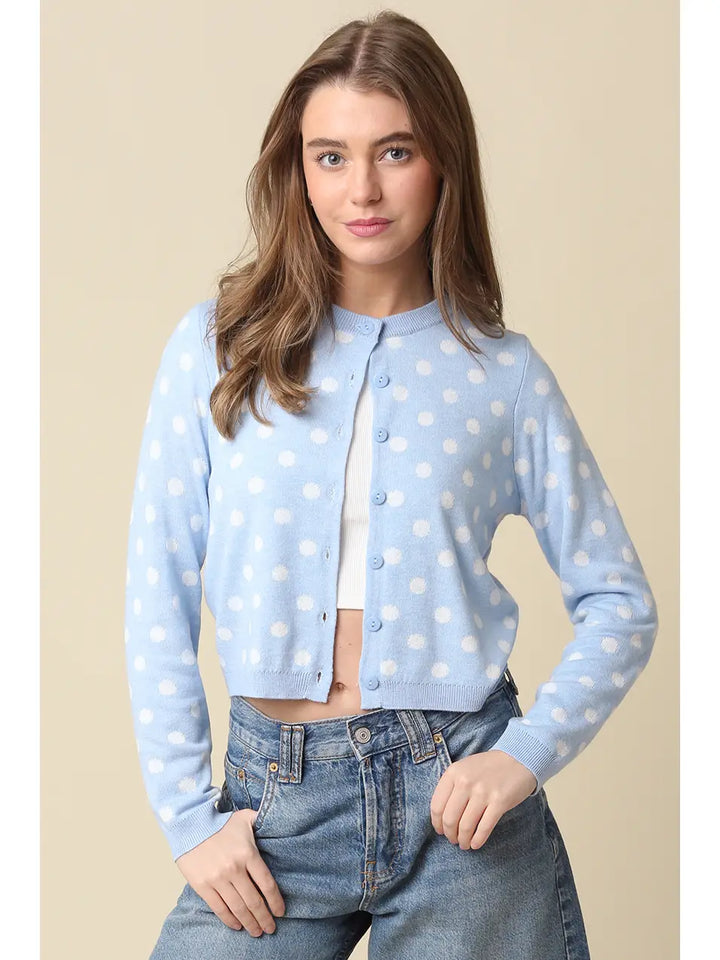 Callie Polka Dot Cardigan
