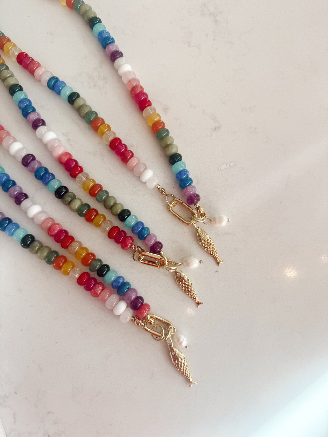 Summer Of Color Fish Necklace