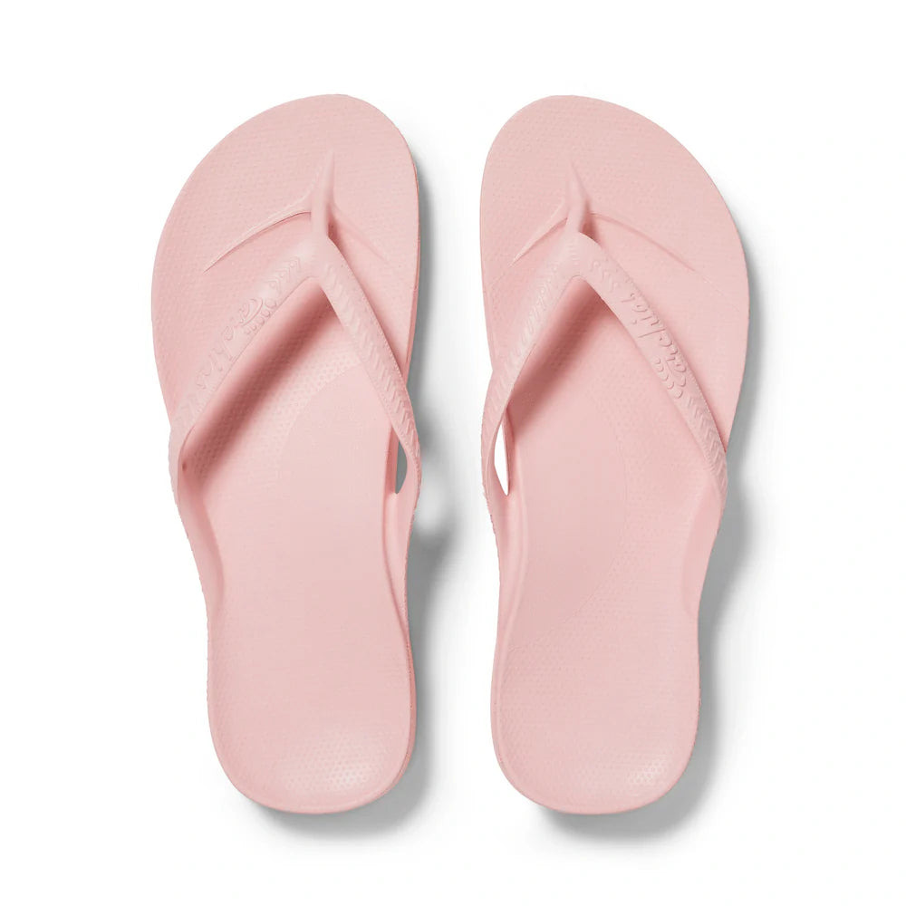 Archies Pink Arch Support Flip Flops