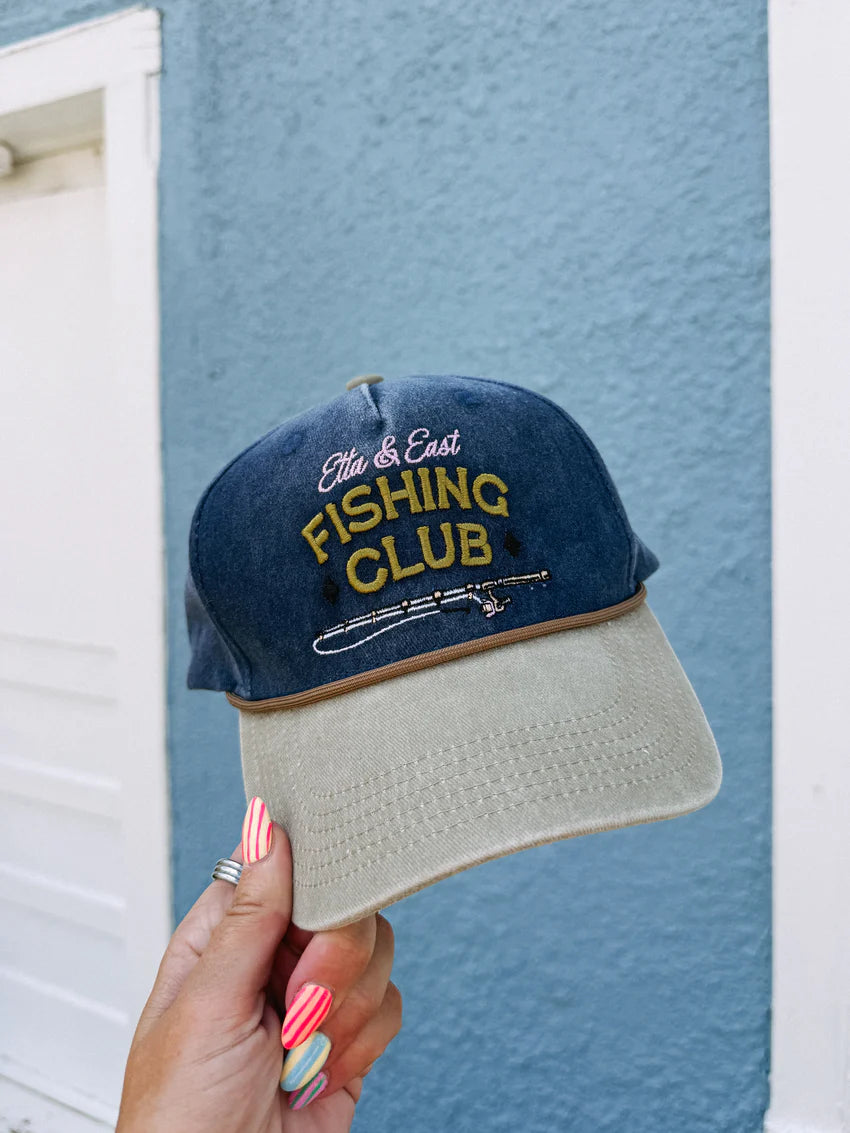 Fishing club trucker hat || BY Etta & East