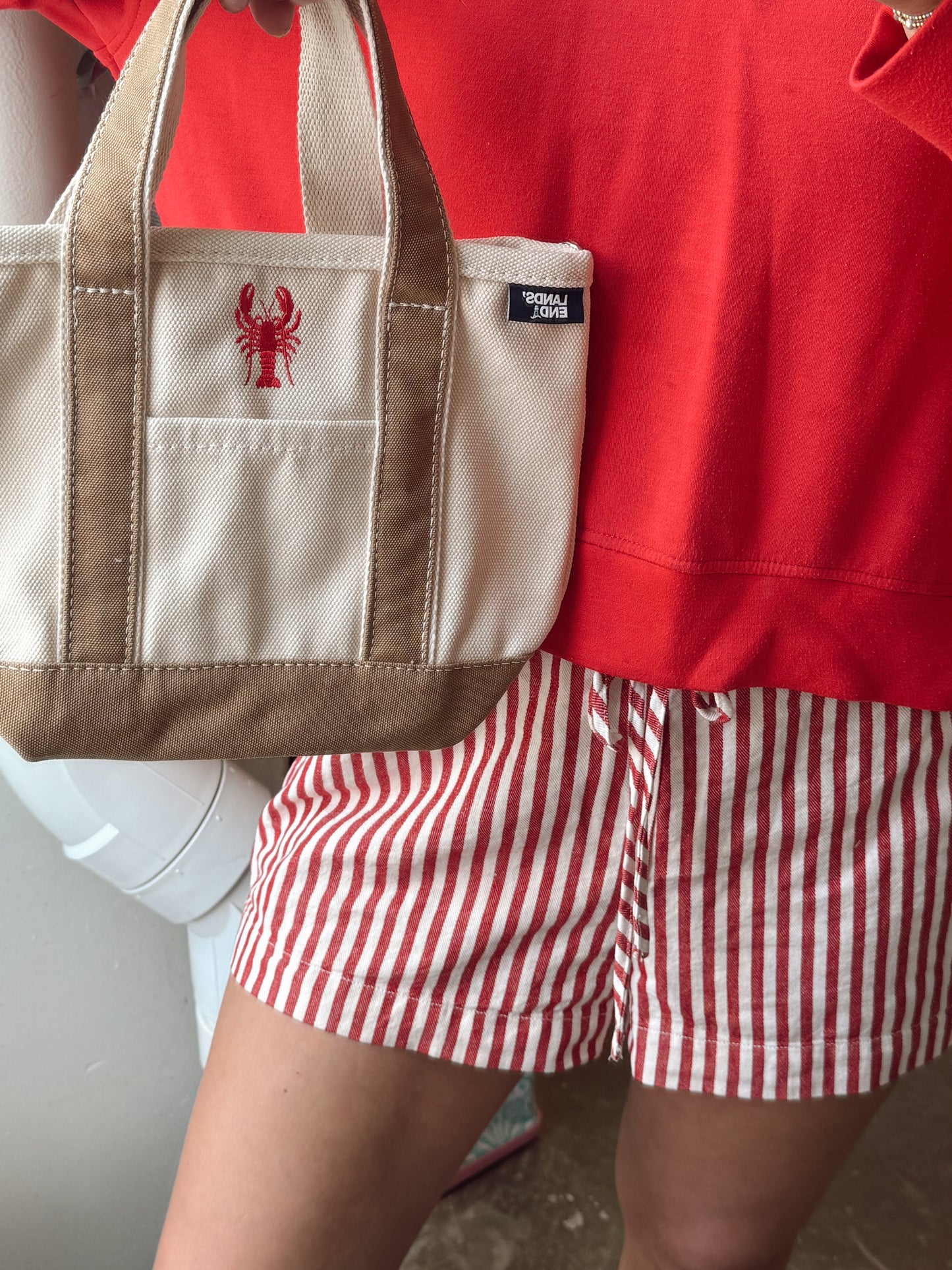 Mini Lobster Lands End Tote