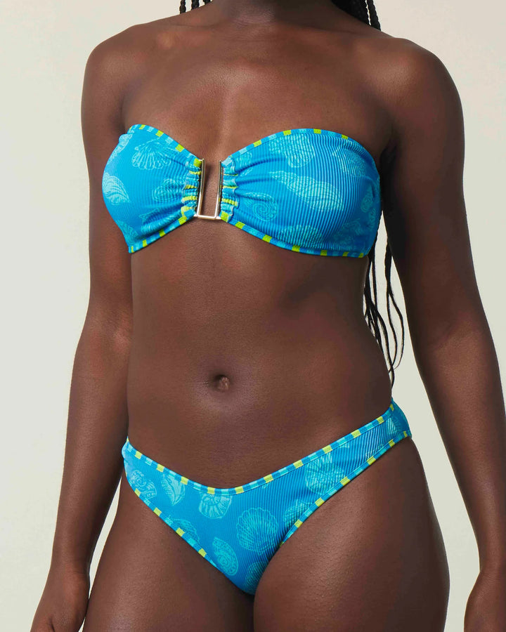 Playa Ribbed REVERSIBLE U Bandeau | Top