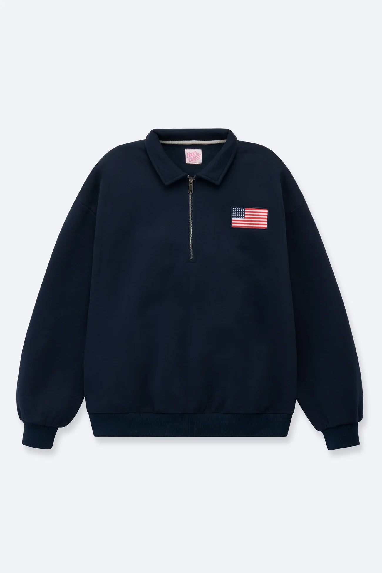 Navy Flag Zip Up - Happy Camp3r