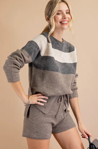 Shades of Gray Knit Shorts